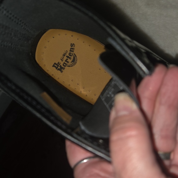 Dr. Martens Black Patent Leather Combat Boots - Picture 2 of 4